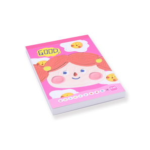 Cuttie Notepad - A7 - Pink - Stationery Pal