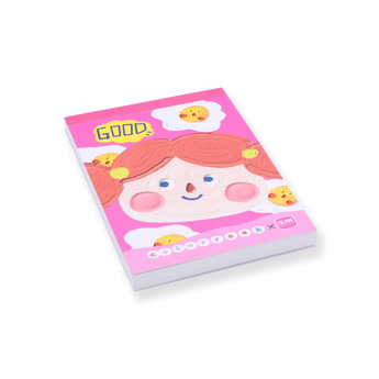 Cuttie Notepad - A7 - Pink - Stationery Pal