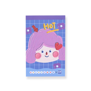 Cuttie Notepad - A7 - Purple - Stationery Pal