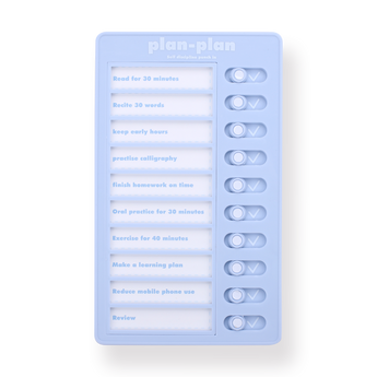 Daily Checklist Board - Blue - Stationery Pal