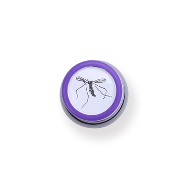 Dead Mosquito Pattern Stamp - Purple - Stationery Pal