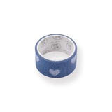 Denim Washi Tape - Heart - Stationery Pal