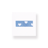 Denim Washi Tape - Heart - Stationery Pal