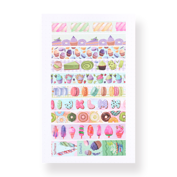 Dessert Assorted Washi Tape - Set of 10 - Stationery Pal