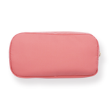 Double-Layer Retro Pencil Case - Coral - Stationery Pal