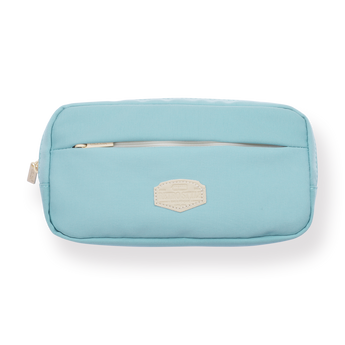 Double-Layer Retro Pencil Case - Mint - Stationery Pal