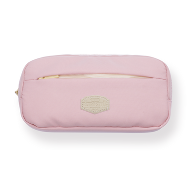 Handheld Macaron Color Pencil Case - Pink — Stationery Pal