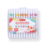 Double-Sided Acrylic Pen Marker - Set of 24 - Stationery Pal