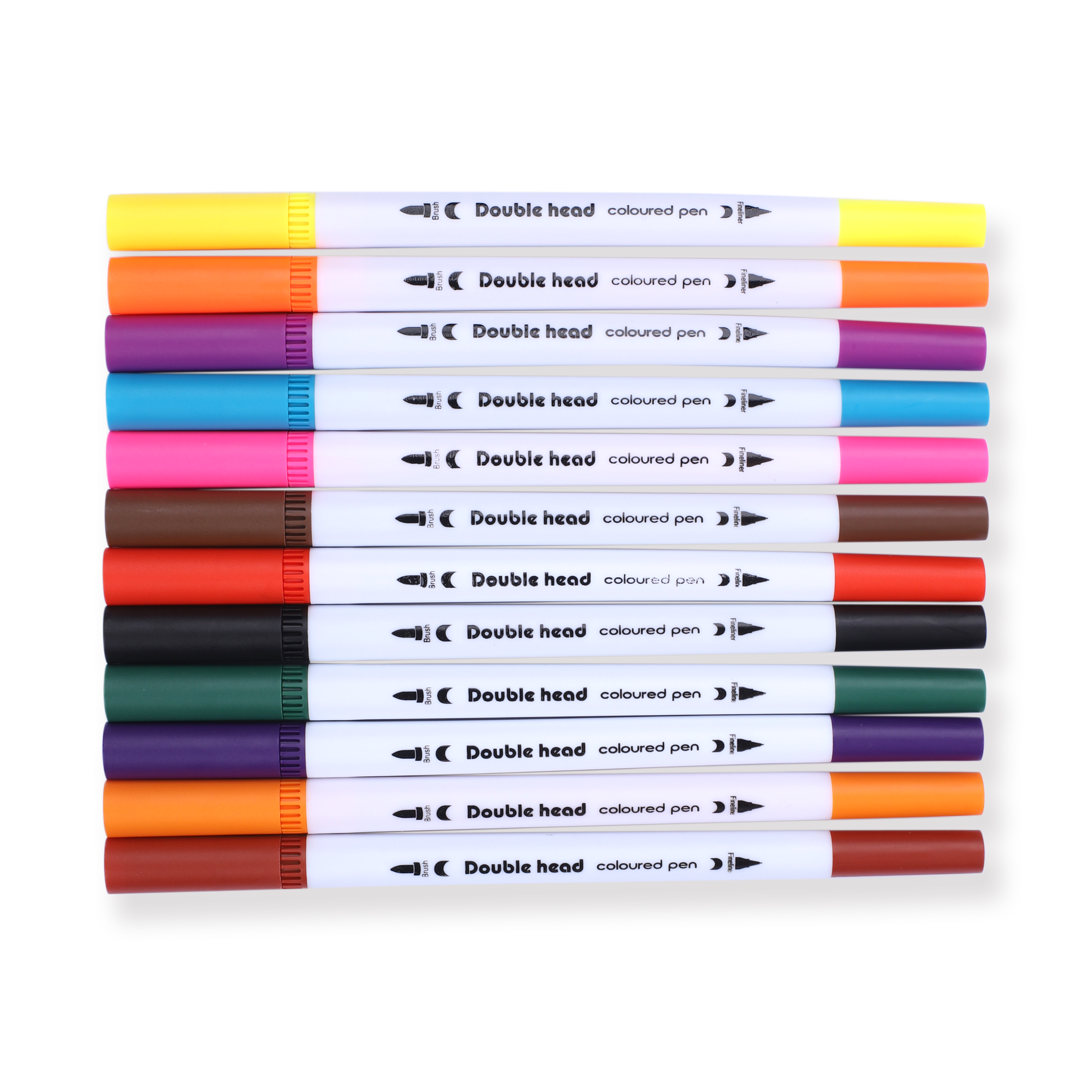 Double-Sided Water-based Brush Pen - 24 Color Set