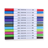 Double-Sided Water-based Brush Pen - 24 Color Set - Stationery Pal