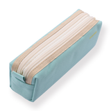 Double Layer Pencil Case - Blue Green - Stationery Pal