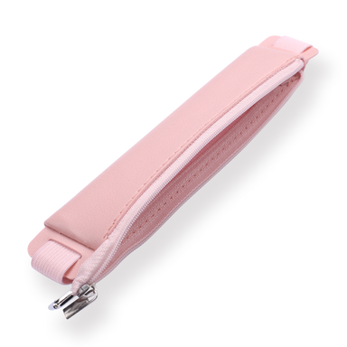 Elastic Band Pen Pouch - Pink - Stationery Pal