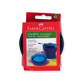 Faber-Castell Clic & Go Foldable Water Pot - Stationery Pal