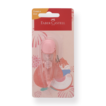 Faber-Castell Mini Correction Tape - Peach Pink - Stationery Pal