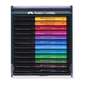 Faber-Castell Pitt Artist Brush Pen - 12er-Set - Hell