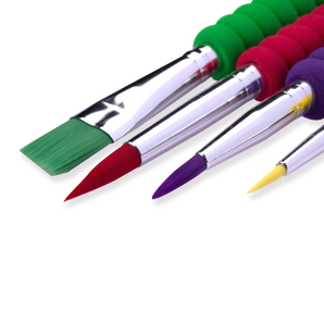 Faber-Castell Soft-Touch-Pinsel, 4er-Pack