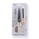 Fizz Multifunction Scissors Anti-stick - Beige - Stationery Pal