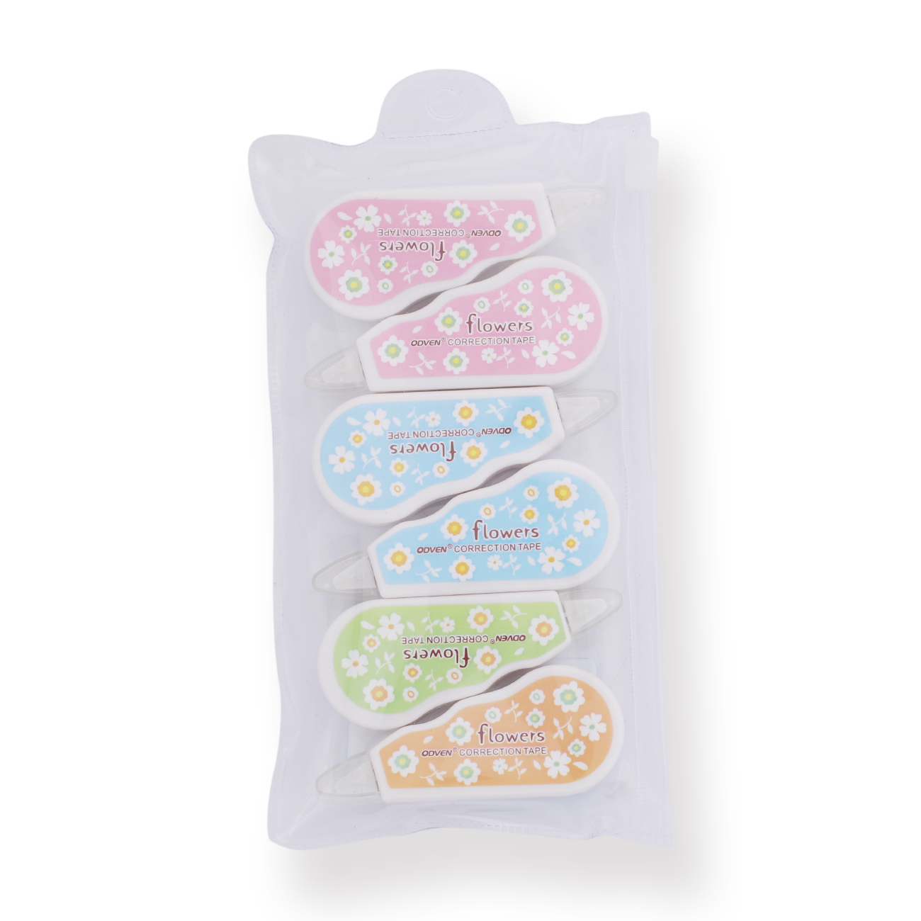 Floral Correction Tape - Set of 6 - Stationery Pal