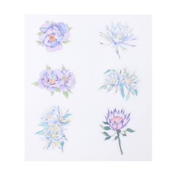 Floral Deco Stickers - Epiphyllum - Stationery Pal