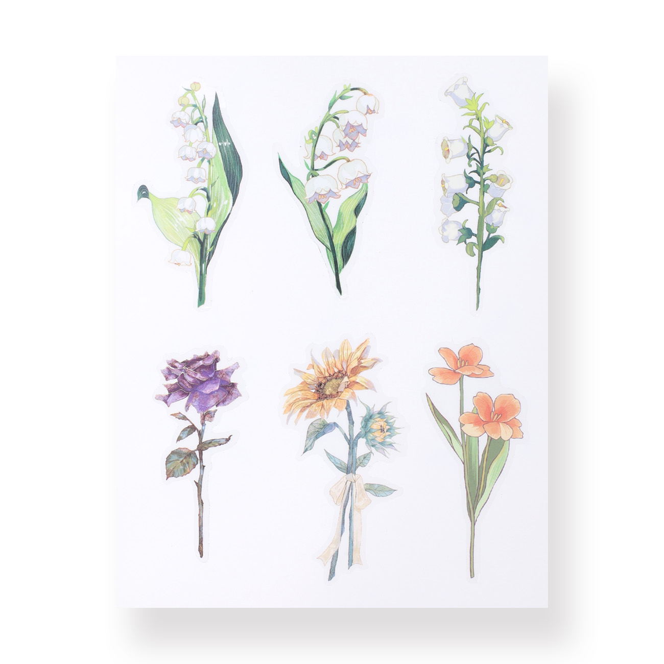 Floral Deco Stickers - Flowers — Stationery Pal