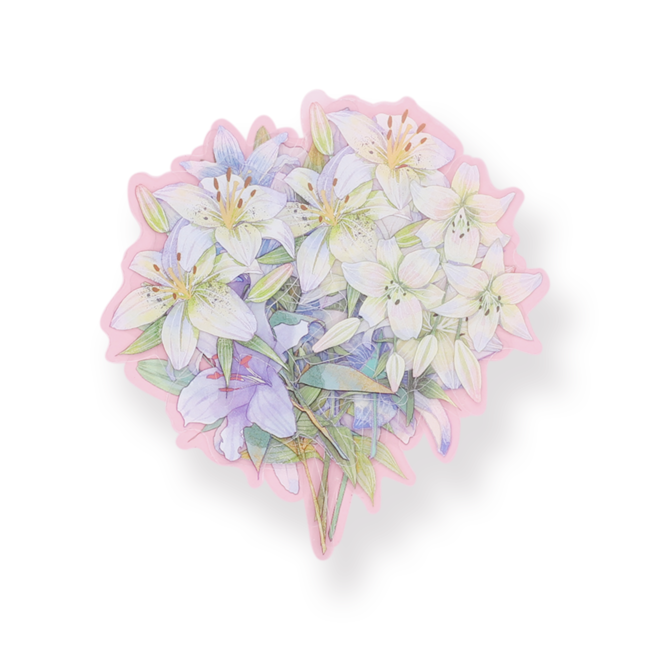 Floral Deco Stickers - Lily - Stationery Pal