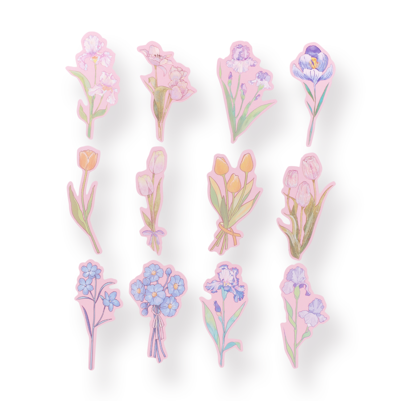 Floral Deco Stickers - Tulip - Stationery Pal