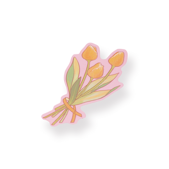 Floral Deco Stickers - Tulip - Stationery Pal