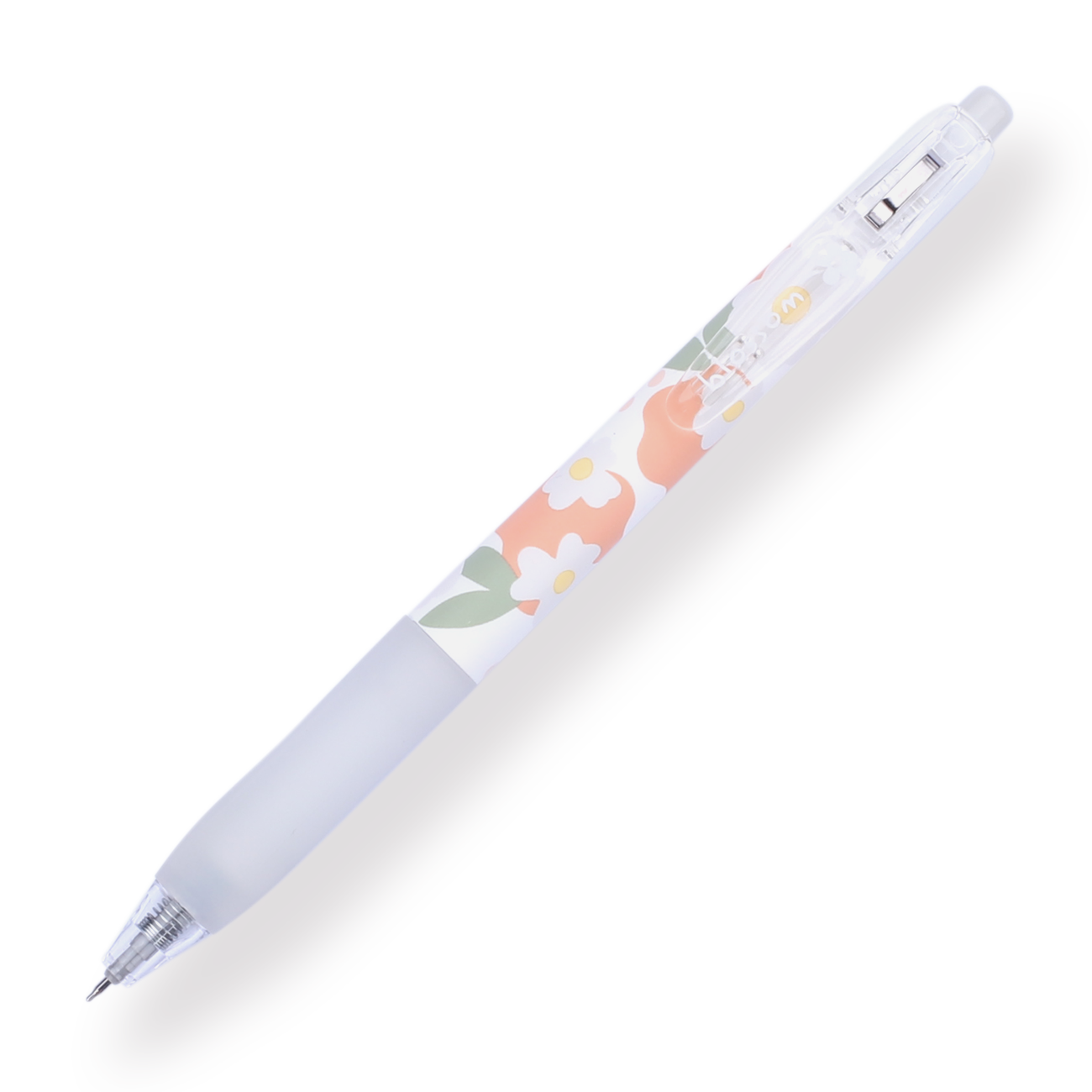 Floral Series Gel Pen - 0.5 mm - Gray Grip - Stationery Pal