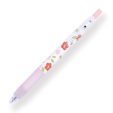 Floral Series Gel Pen - 0.5 mm - Pink Grip - Stationery Pal