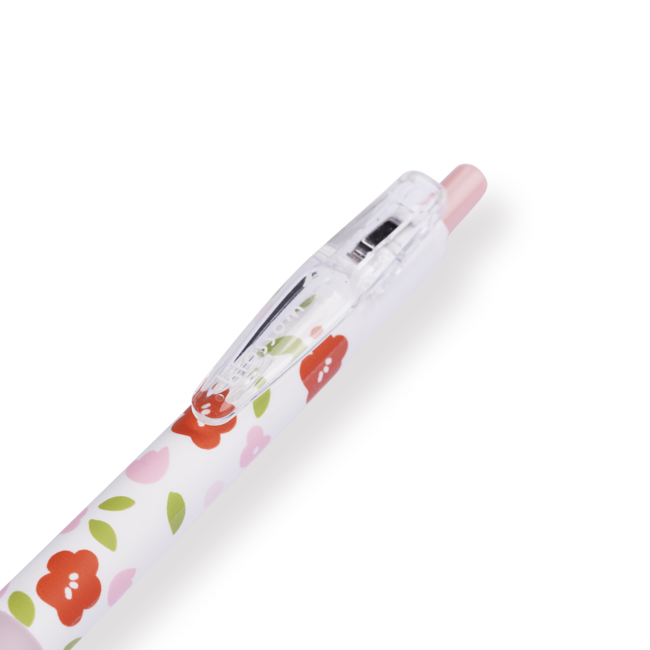 Floral Series Gel Pen - 0.5 mm - Pink Grip - Stationery Pal