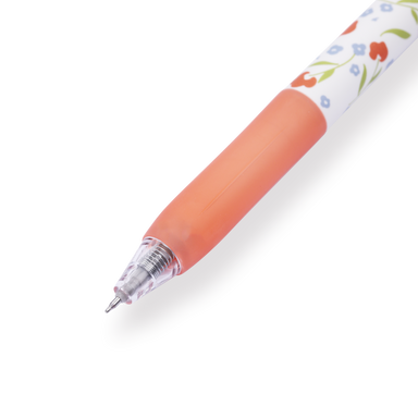 Floral Series Gel Pen - 0.5 mm - Red Grip - Stationery Pal