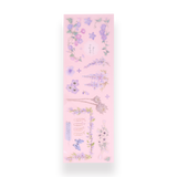 Flower Realm Stickers - Purple - Stationery Pal