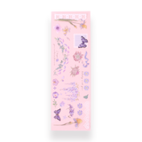 Flower Realm Stickers - Purple - Stationery Pal