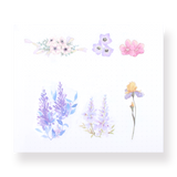 Flower Realm Stickers - Purple - Stationery Pal