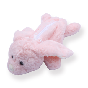 Fluffy Dog Pencil Case - Pink - Stationery Pal