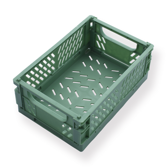 Foldable Storage Box - Green - Stationery Pal