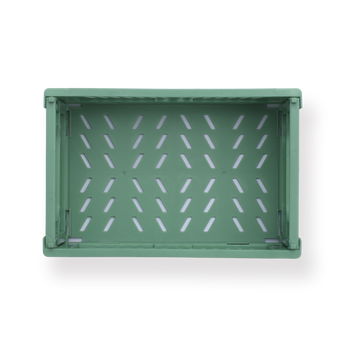 Foldable Storage Box - Green - Stationery Pal