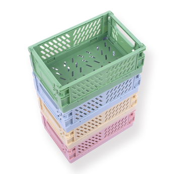 Foldable Storage Box - Pink - Stationery Pal