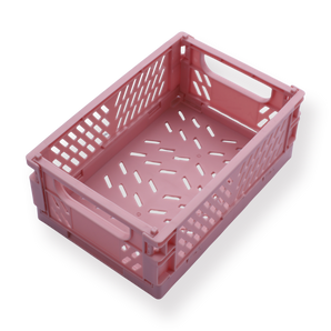 Foldable Storage Box - Pink - Stationery Pal