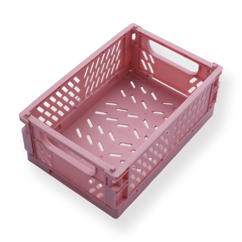 Foldable Storage Box - Pink - Stationery Pal