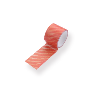 Food Roll Washi Tape - Salmon - Stationery Pal