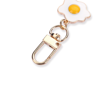 Fried Egg Metal Keychain - Stationery Pal