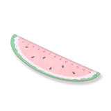 Fruit-shaped Ruler - 15 cm - Watermelon - Stationery Pal