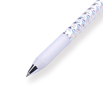 Geometric Gel Pen - 0.5 mm - Silver - Stationery Pal