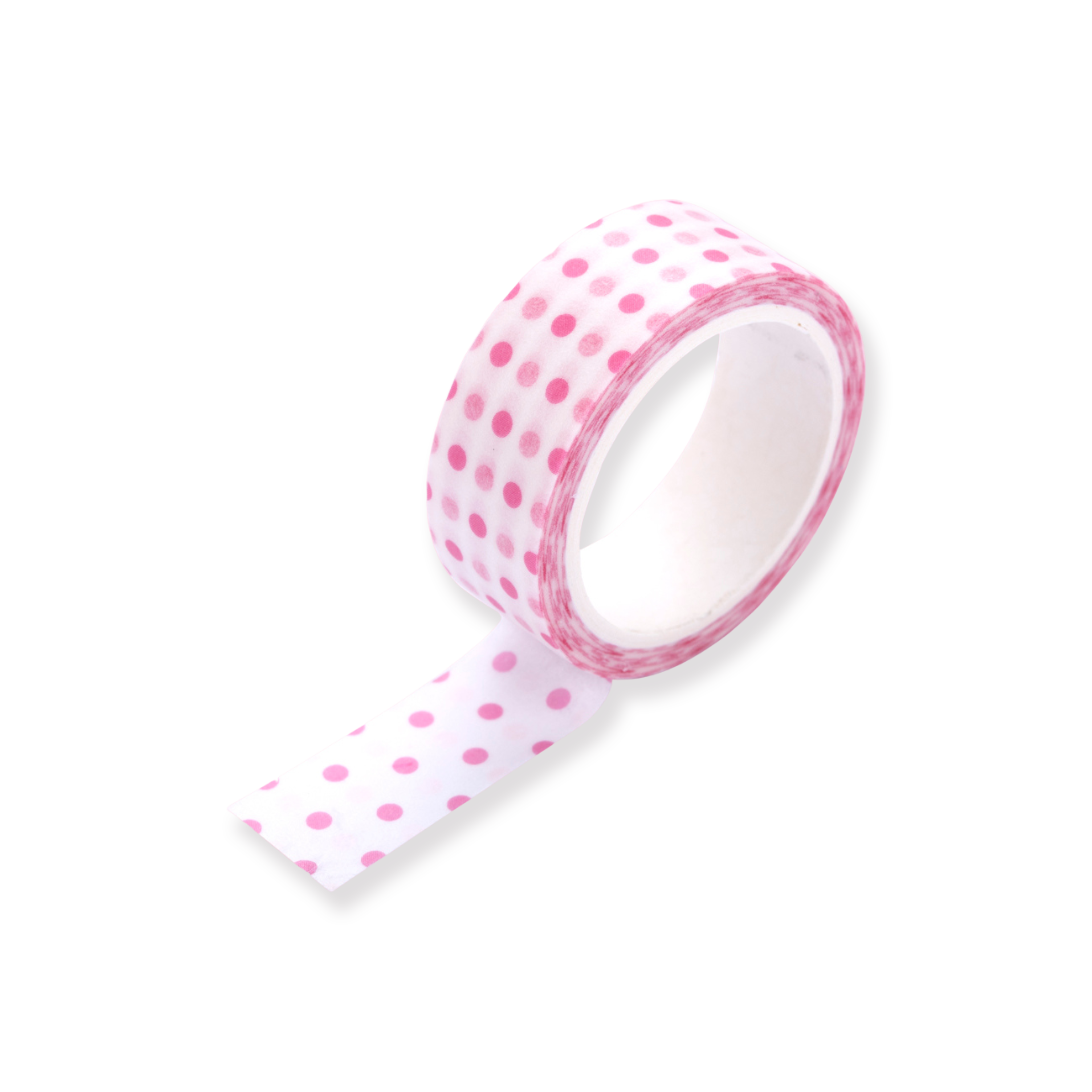 Gingham Polka Dot Decorative Masking Washi Tape - Pink - B