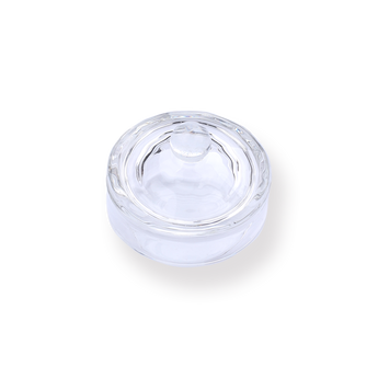 Glass Ink Container - Circle - Stationery Pal