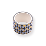 Gold Foil Black Gold Geometry Washi Tape - Stationery Pal