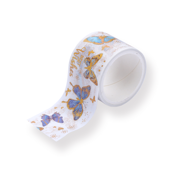 Gold Foil Forest Tale Washi Tape - Set of 10 - Butterfly - Stationery Pal