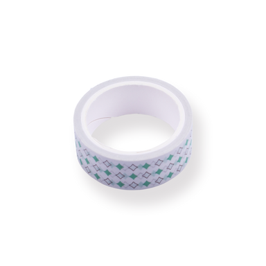 Green Rhombus Washi Tape