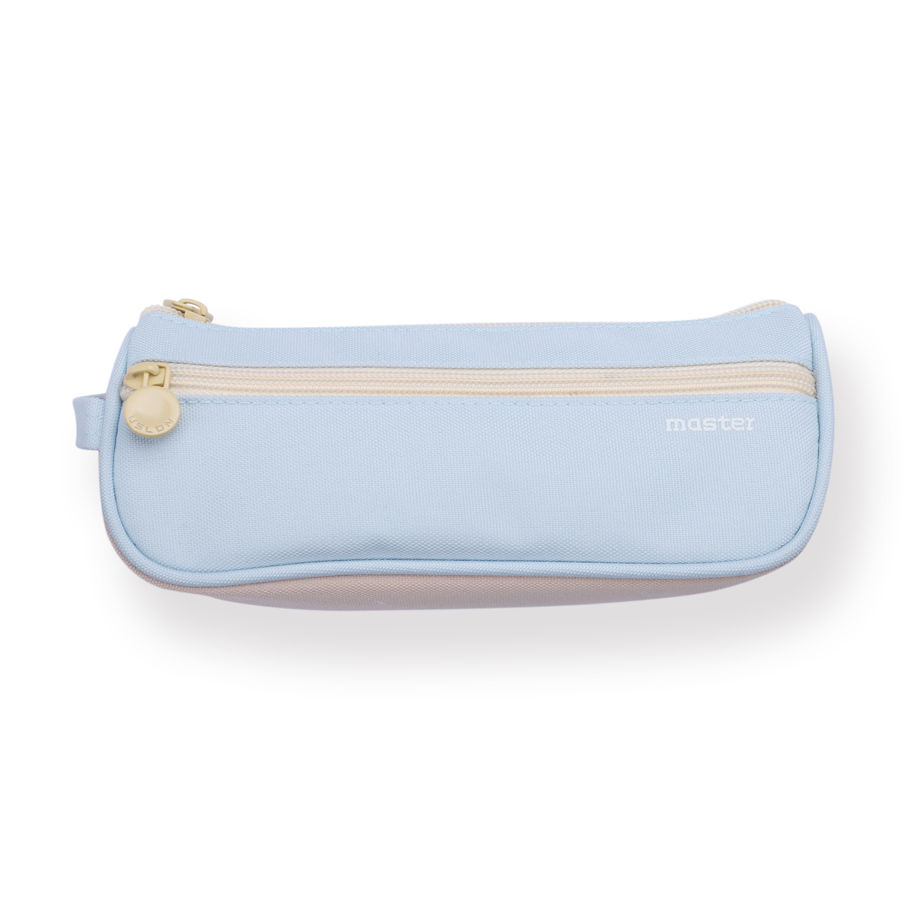 Handheld Double Layer Pencil Pouch - Light Blue - Stationery Pal